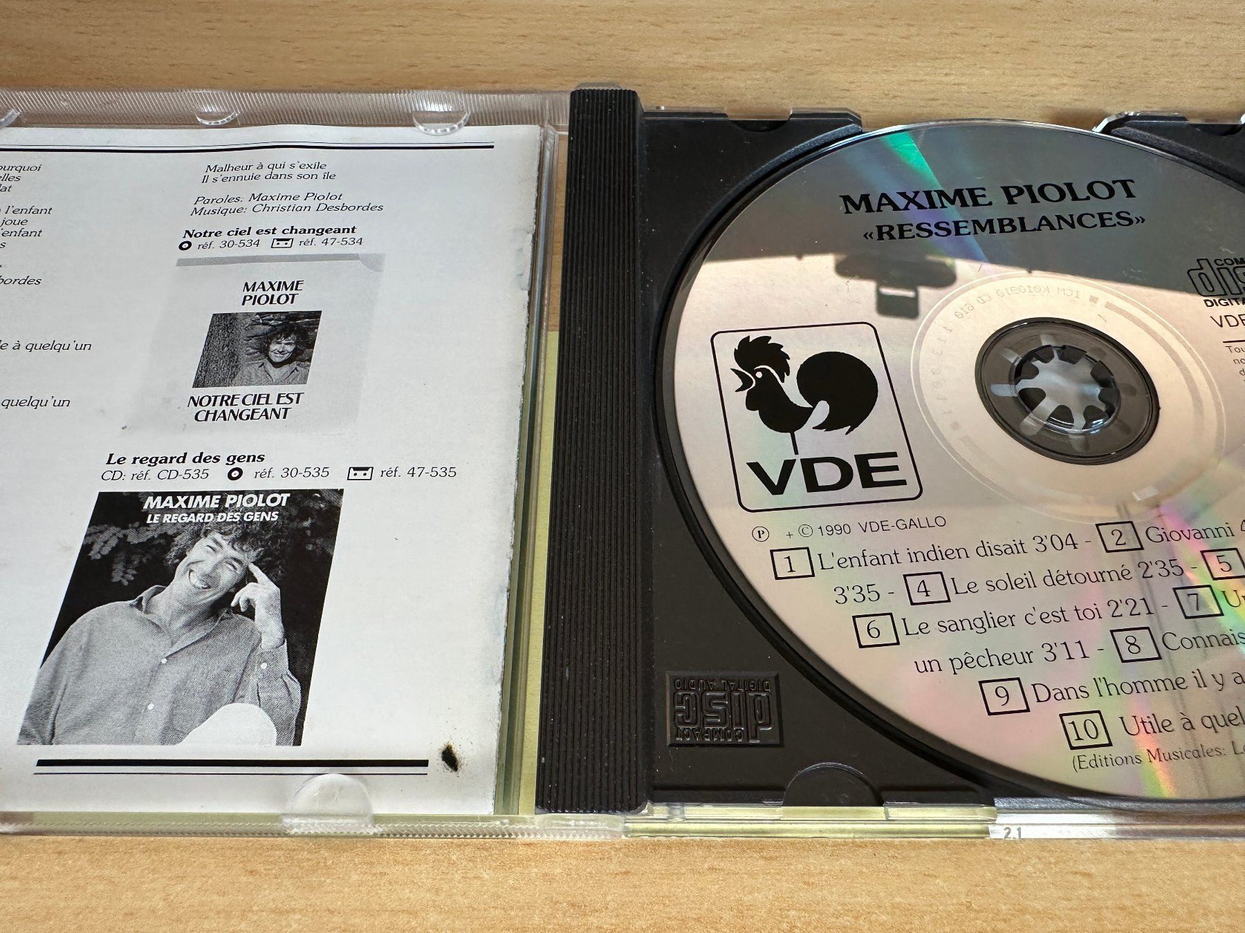 CD: Maxime Piolot – Ressemblances – Usato da Rikon im Tösstal venduto da Alpenmutz 2
