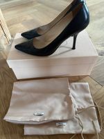 Prada Pumps Schwarz Leder Gr. 38