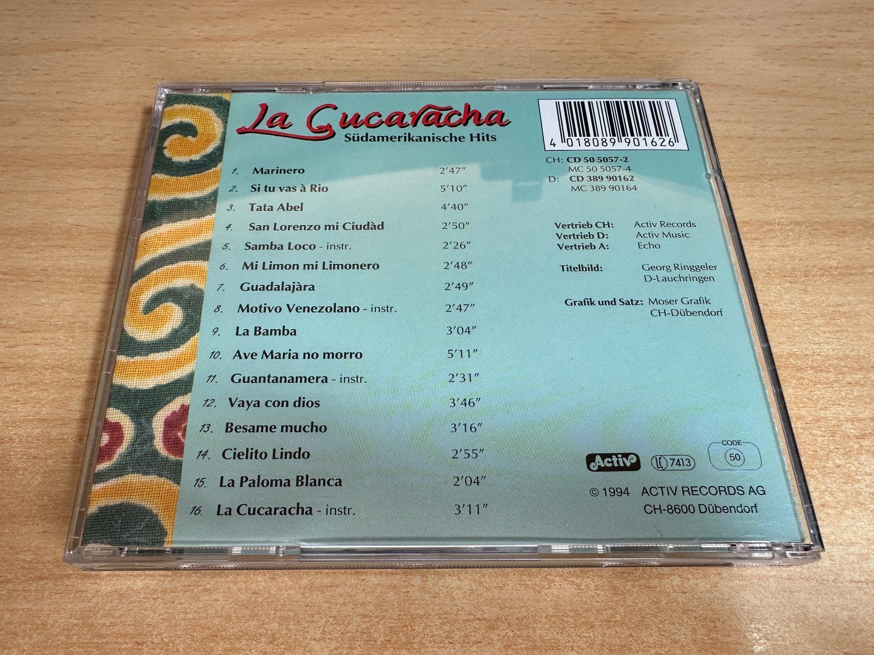 CD: M4 La Cucaracha -  Südamerikanische Hits – Usato da Rikon im Tösstal venduto da Alpenmutz 1