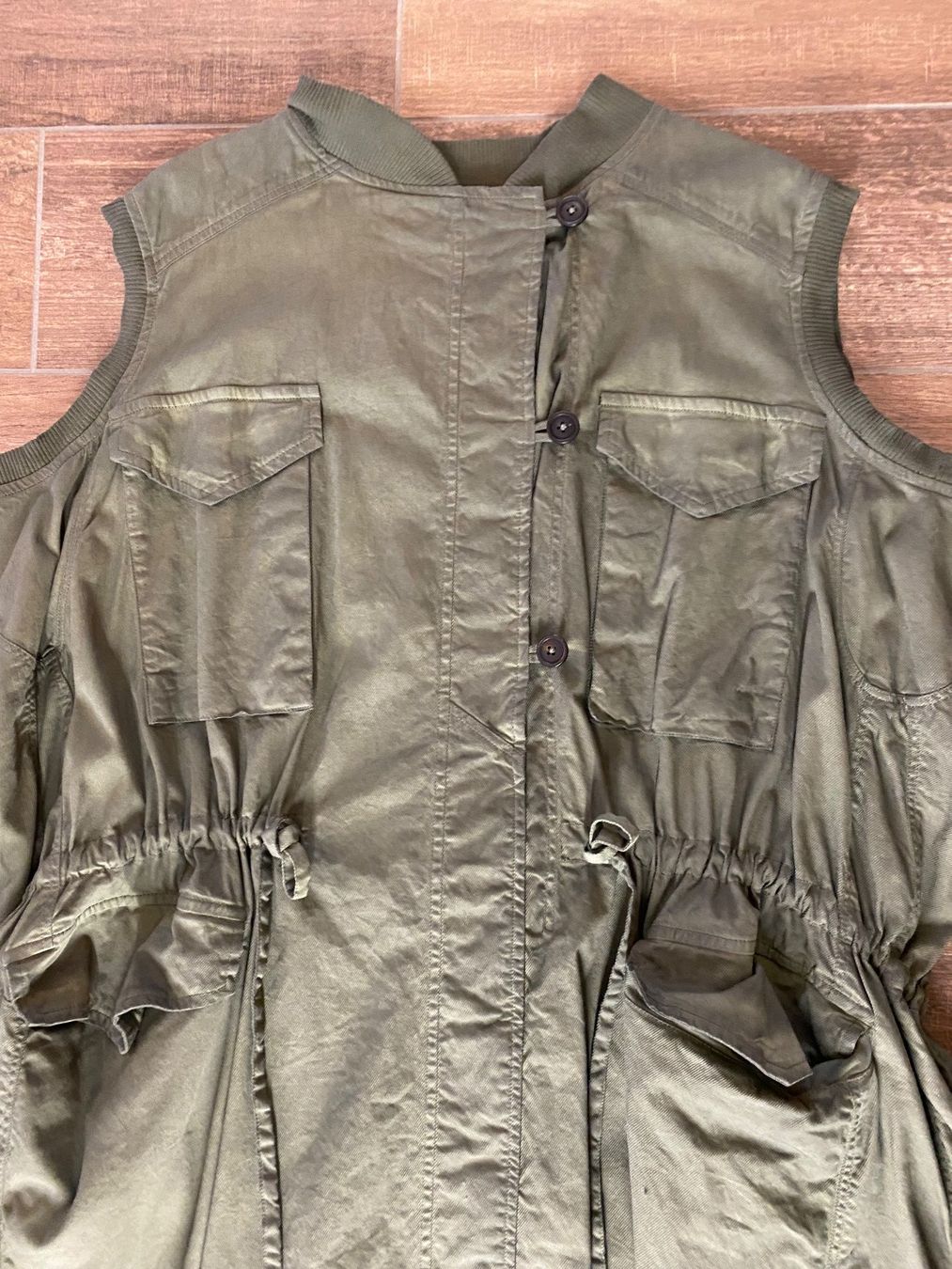 Rundholz Vestiti: Rundholz Kleid oversized olive Dip Gr. M eher XXL – Usato da Arlesheim venduto da san_w9vr 6