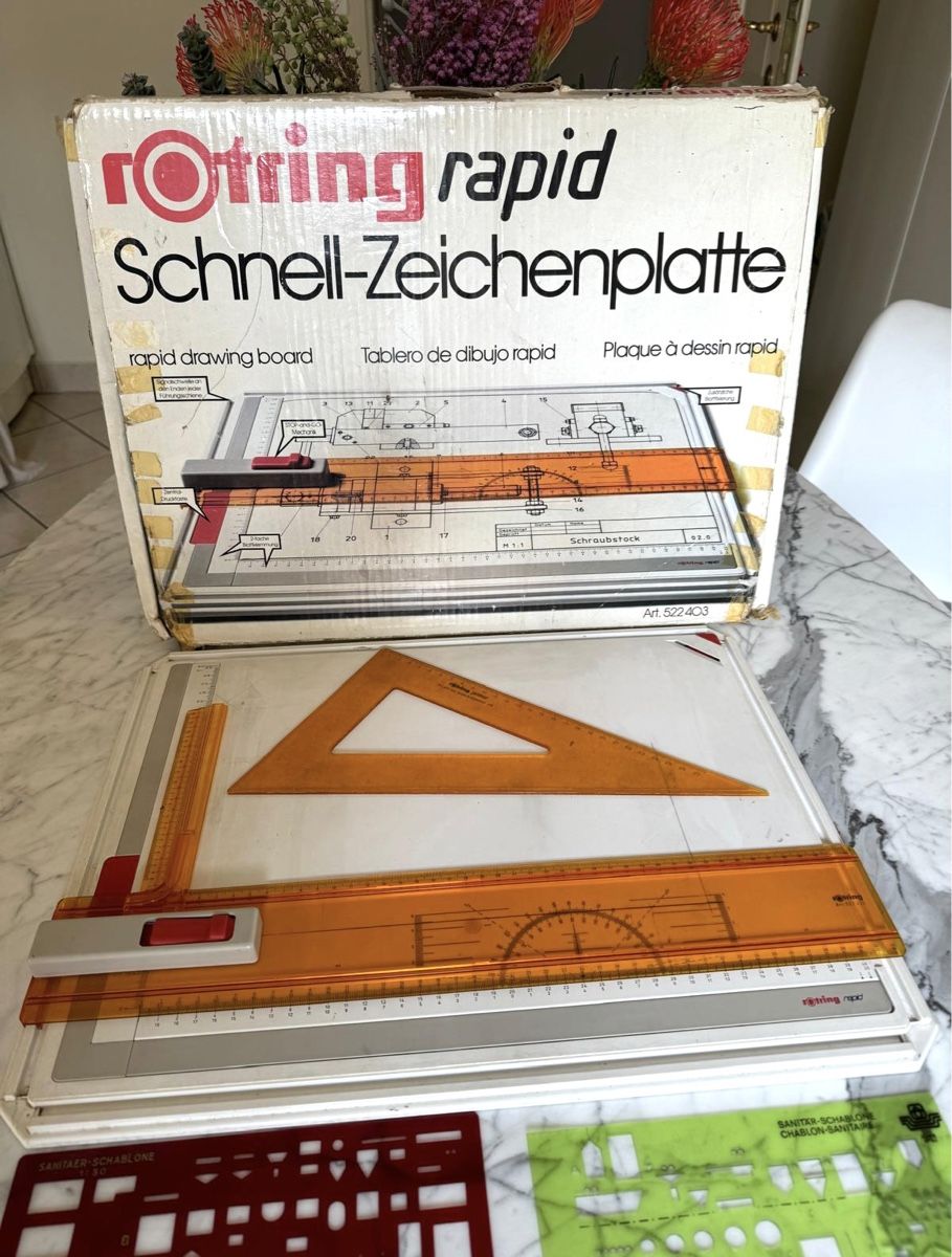 Cavalletti: Table à dessin ROTRING Rapid vintage – Usato da Genève venduto da Oscar-111 1