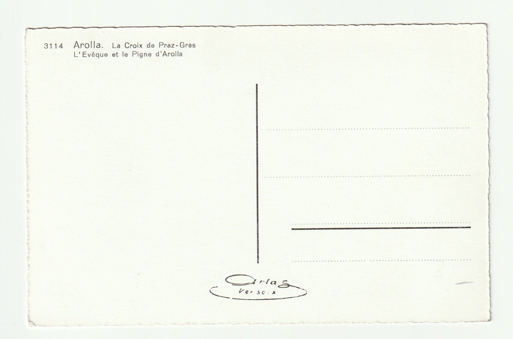 Cartoline postali: Ansichtskarte Arolla La Croix de Praz-Gras – Nuovo (secondo la descrizione) da St. Gallen venduto da Ricardo_Deals 1