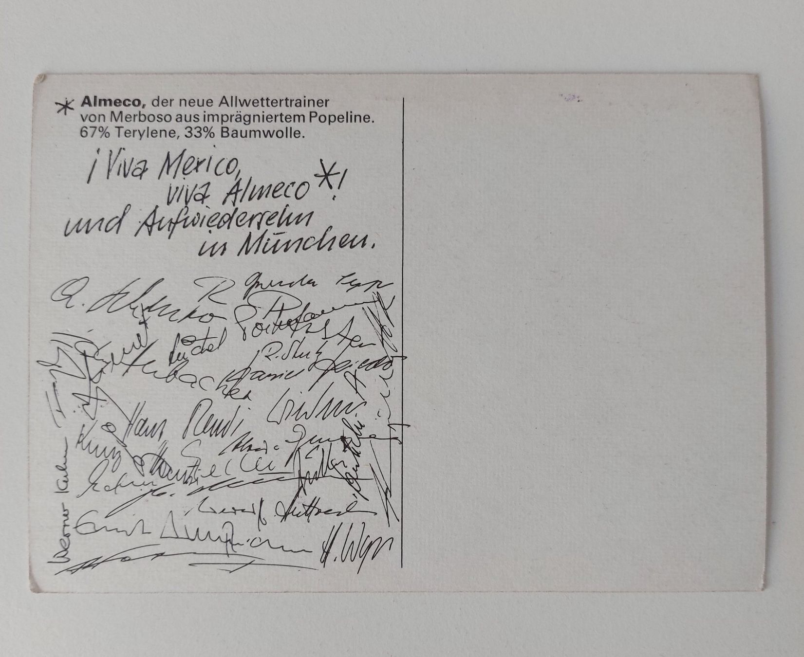 Autografi: Autogrammkarte Schweizer Olympiamannschaft Mexico 68 – Usato da Schenkon venduto da Uhu007 1