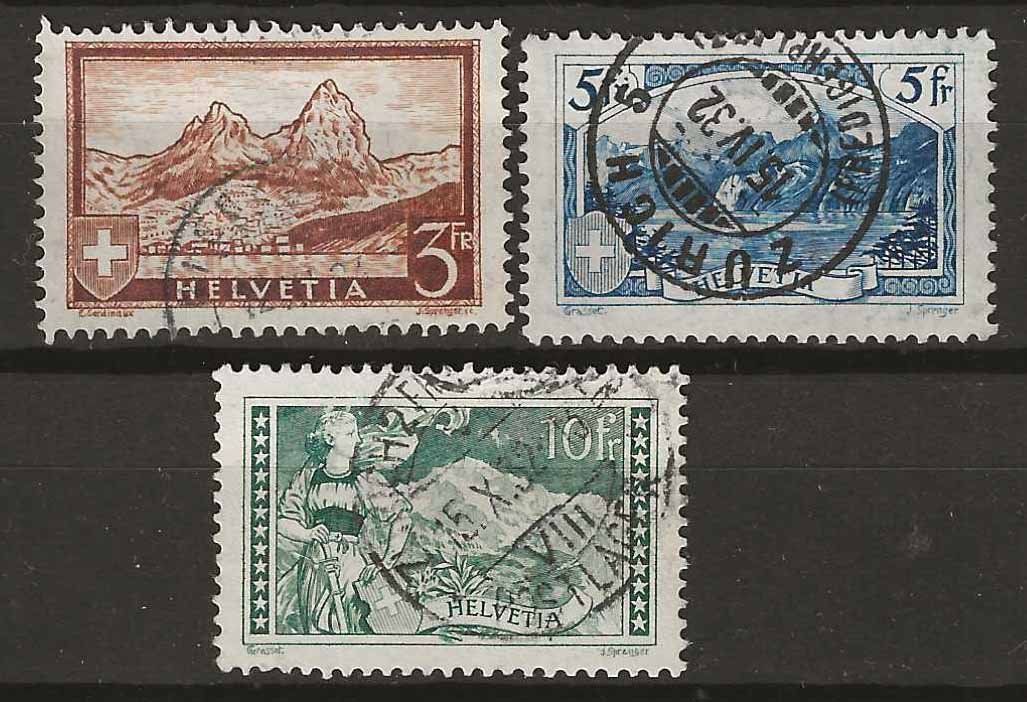 Tutti i francobolli: CH177 - Paysages 1929-1931 obl. – Usato da Trélex venduto da Phil_Albert