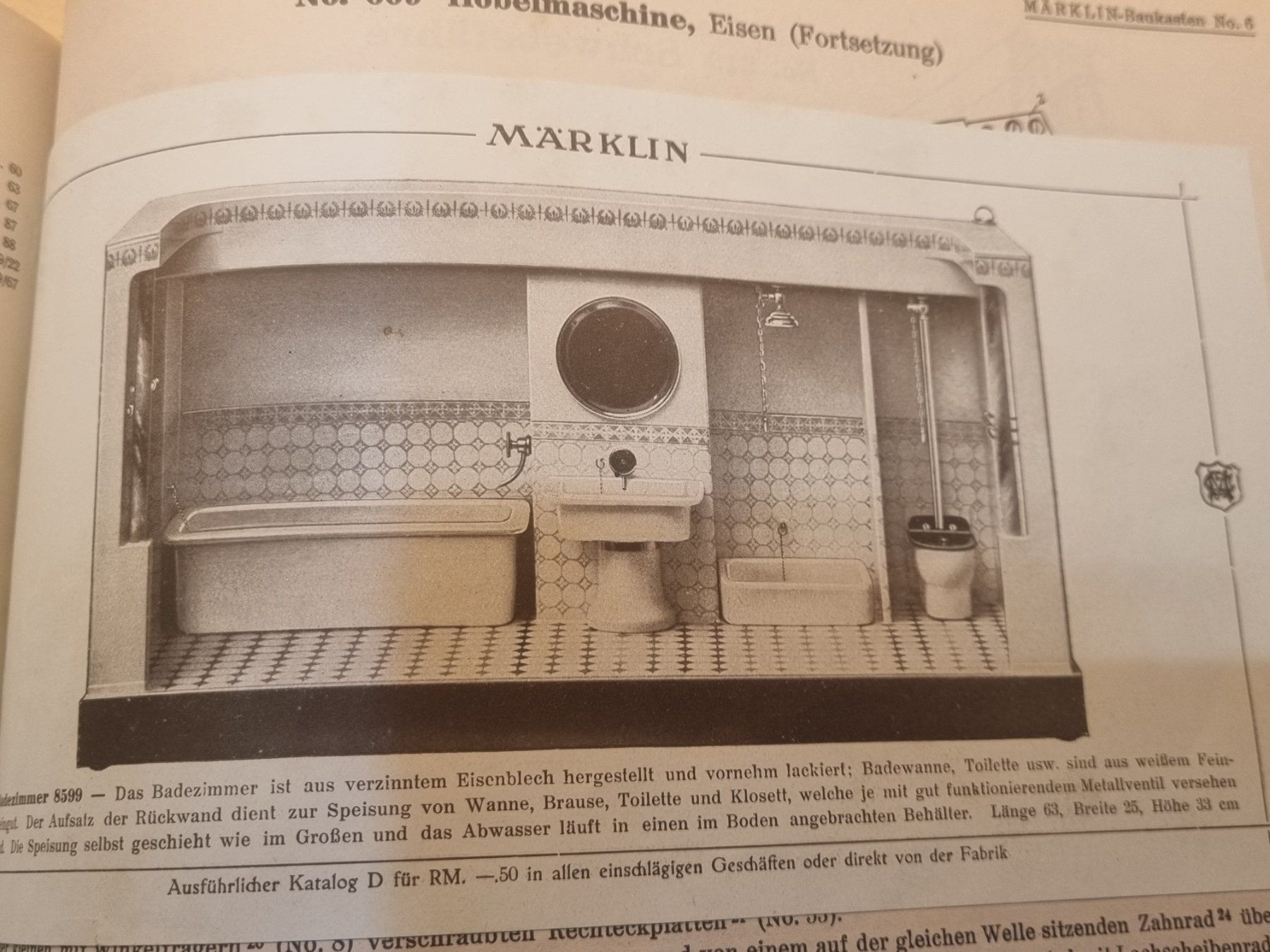 Modellini di ferrovie: Modelleisenbahnbuch Antik ca.1910 – Usato da Männedorf venduto da Modelle-aller-Art 7