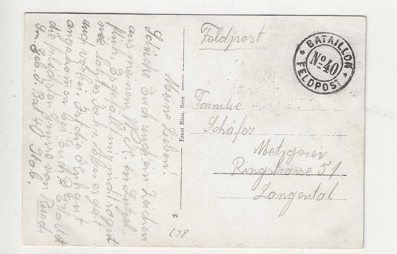 Cartoline postali: Goldbach,, 1920-er Jahre – Usato da Spiez venduto da Niesen20 1