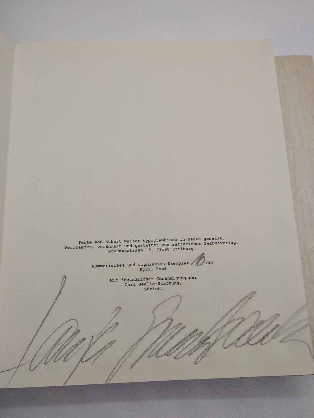 Libri: TYPOGRAPHIE - ROBERT WALSER - TANJA GRIMM-RAABE – Usato da Goldach venduto da Gaip 1