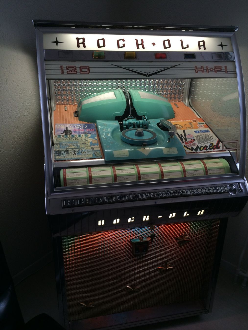 Rock-Ola Jukebox: Musikbox Rock-Ola Modell 1458 – Usato da Münsingen venduto da Papijoe 2