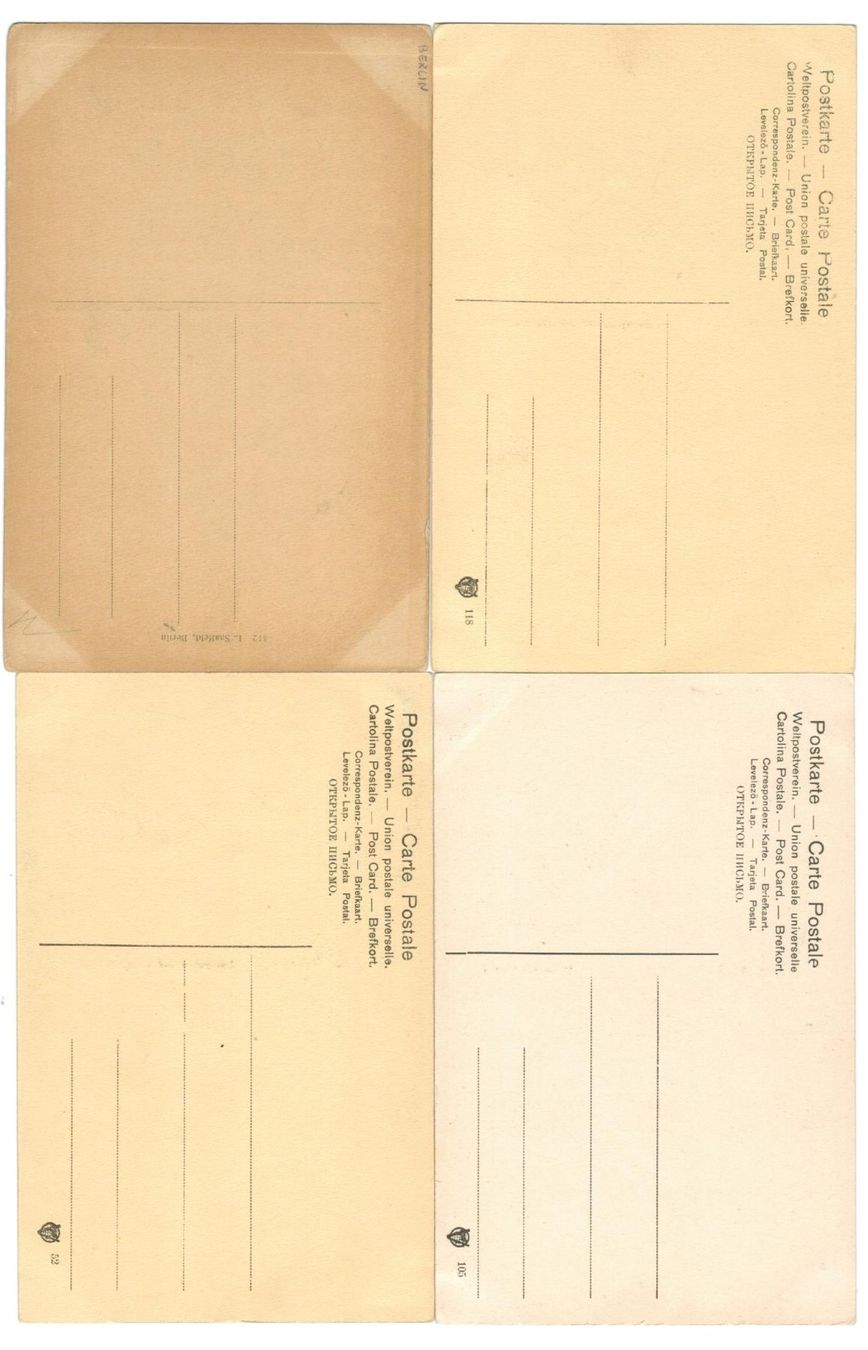 Ansichtskarten: 4 AK Berlin – Gebraucht aus Zürich von Tolima194 1