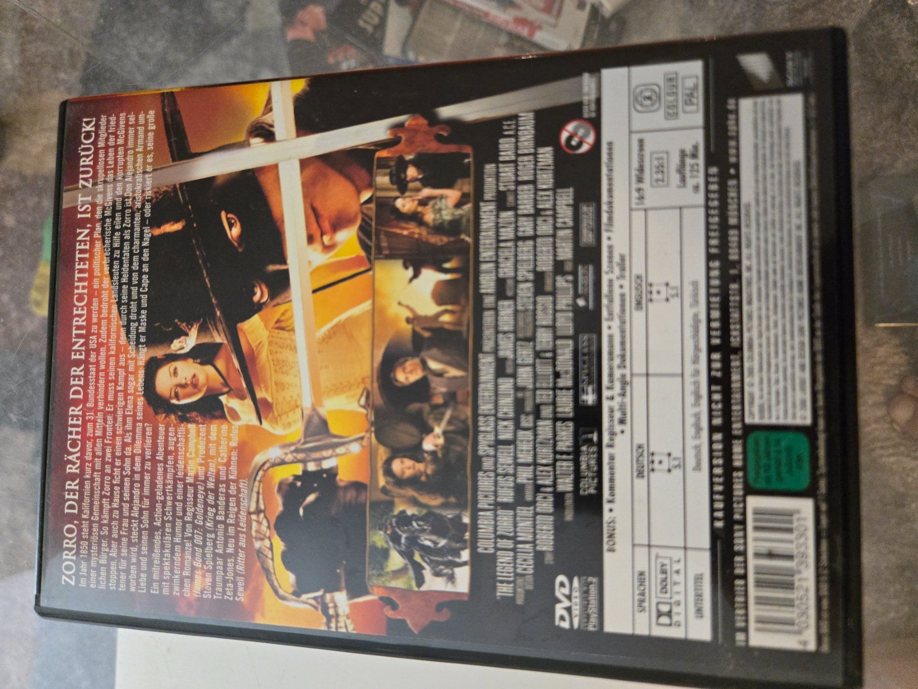 Tutti i DVDs: Die Legende des Zorro DVD – Usato da Bussigny venduto da Kfdlt 1