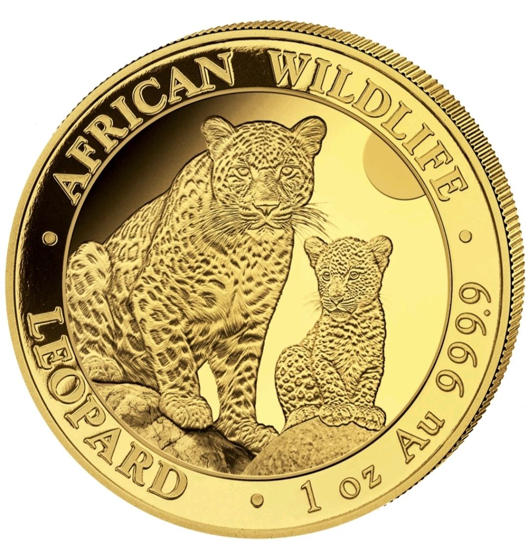 Tutti le monete: 1 Oz Gold Somalia Leopard 2024 – Usato da Leibstadt venduto da Oxygen73