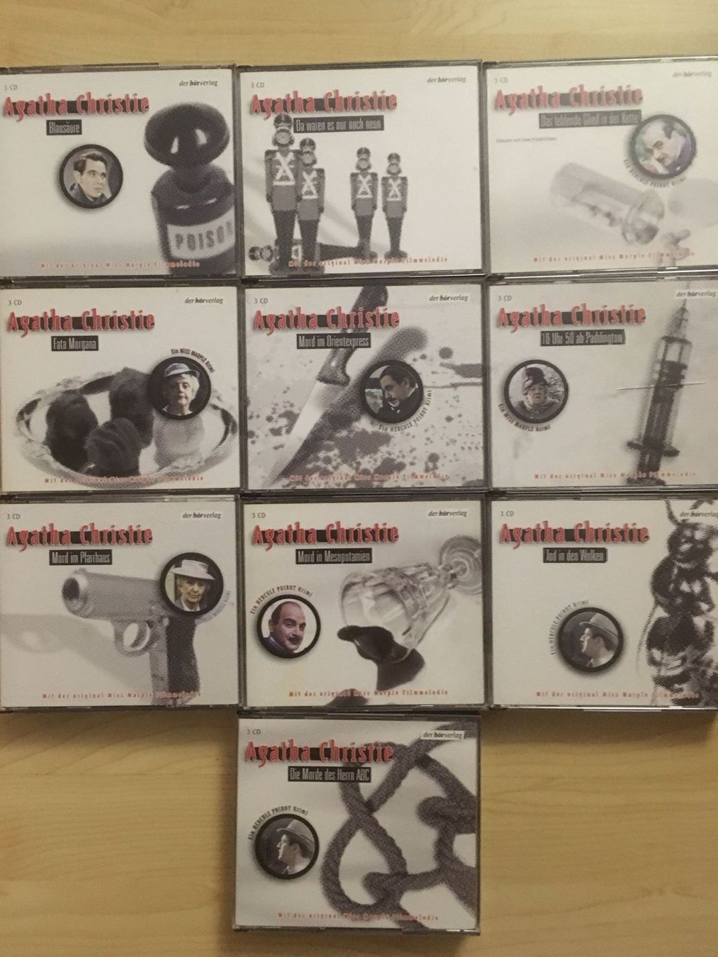 Hörbücher: 10x Agatha Christie Krimis – Gebraucht aus Däniken SO von Sonjab0
