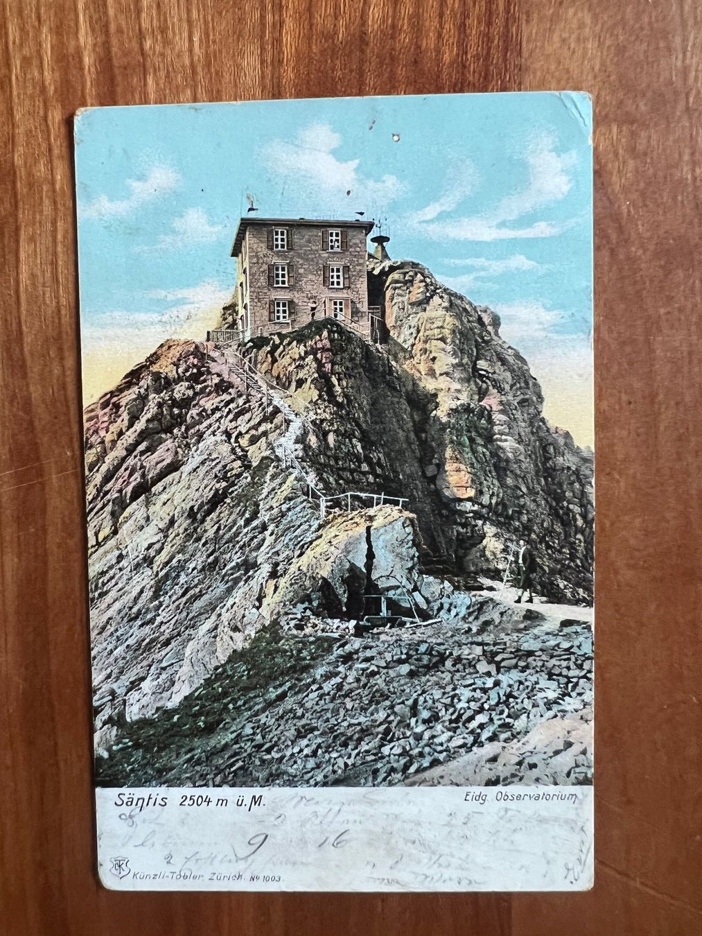 Cartoline postali: AK 1906 Säntis   (G2607) – Usato da Hinwil venduto da Sidi4