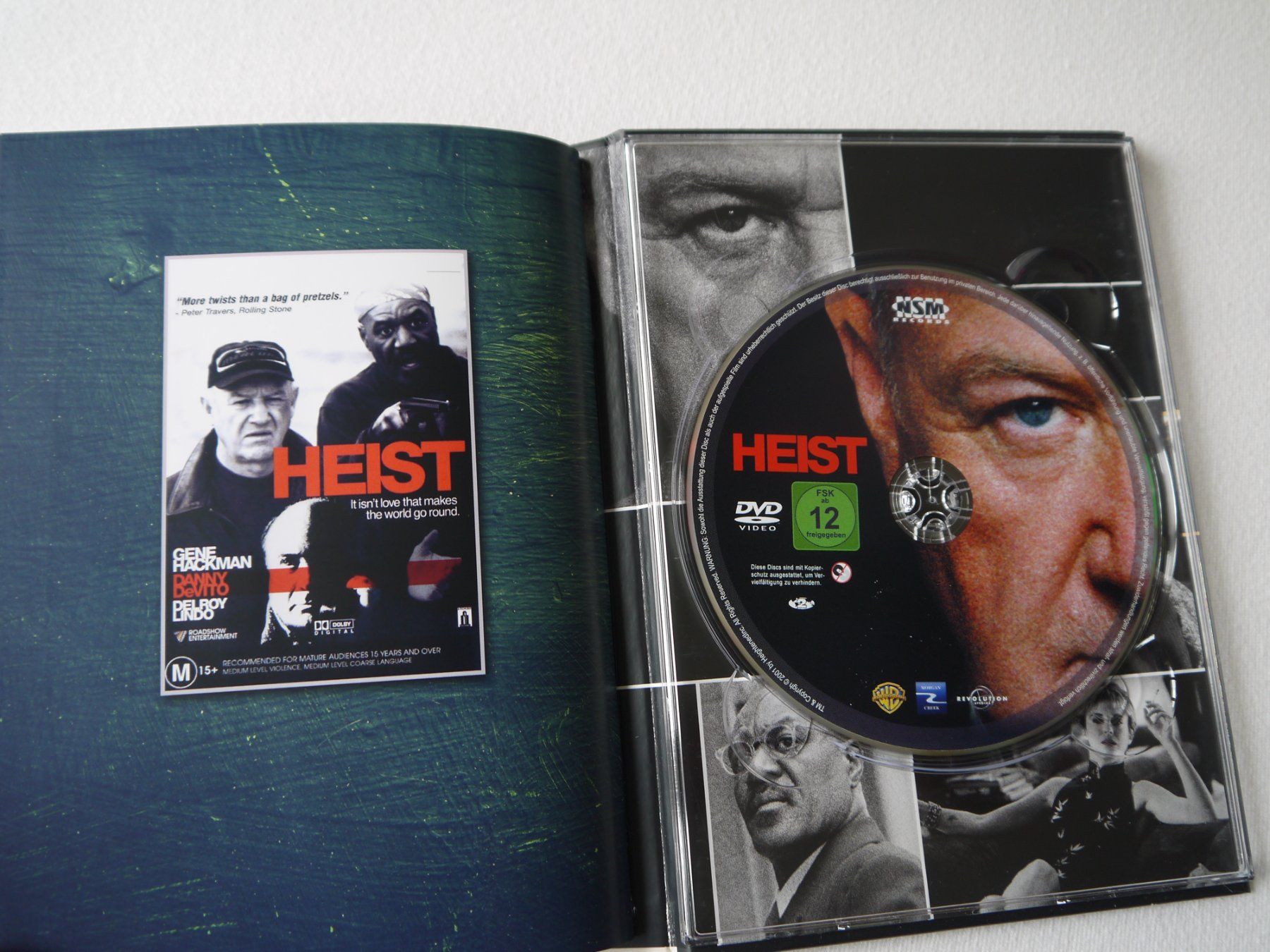 Tutti i DVDs: HEIST - Mediabook - Gene Hackman/Danny DeVito/Delroy Lindo – Usato da Hagendorn venduto da Blaf 2