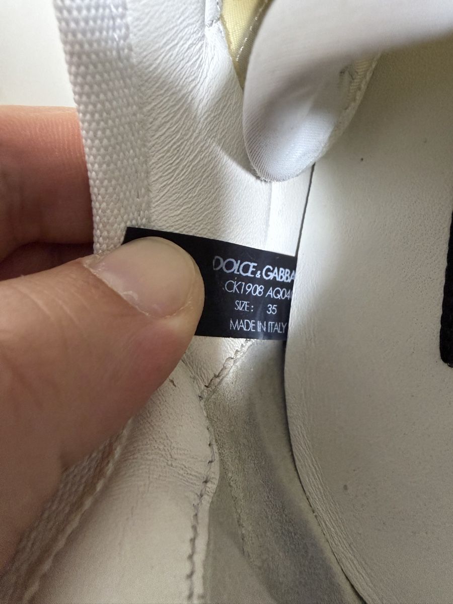 Dolce & Gabbana Chaussures hommes: Dolce & Gabbana Turnschuhe Grösse 35 gebraucht – D'occasion à Niederbipp par yar_tf6f 7