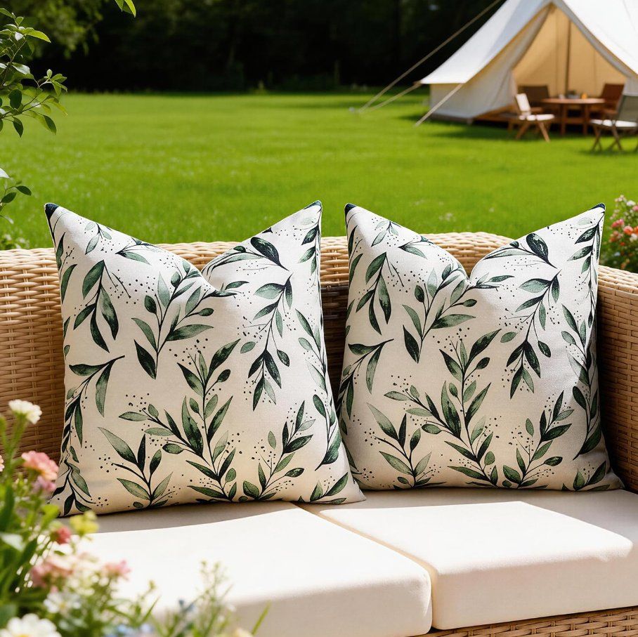 Coussins: Kissenhüllen Outdoor 2er-Set 45x45cm – Neuf avec emballage d'origine à Adlikon b.Regensdorf par MK-VORHANGSERVICE 3