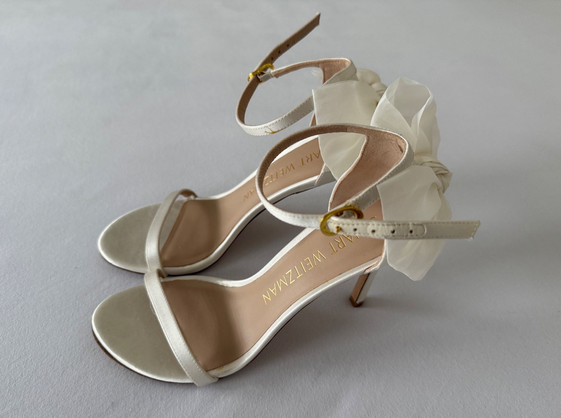 Stuart Weitzman Damenschuhe: Stuart Weitzman Nudistsong Mesh Bow Sandaletten – Neu (gemäss Beschreibung) aus Pfäffikon SZ von Redwulf34 3
