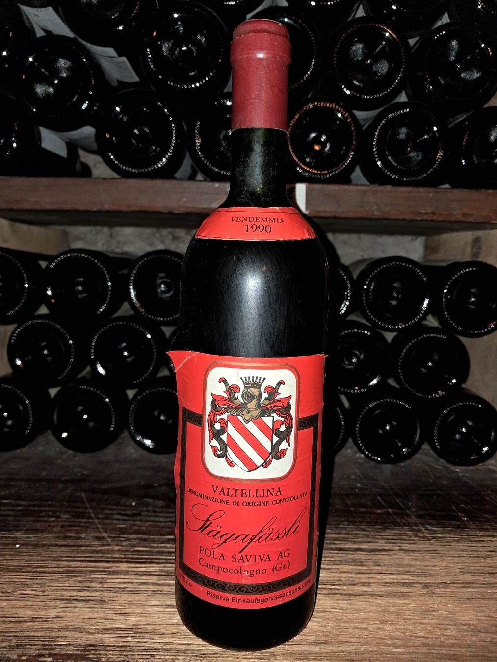 Vino: Valtellina superiore sassella riserva 1990 – Nuovo e nell'imballaggio originale da Le locle venduto da juliensaran