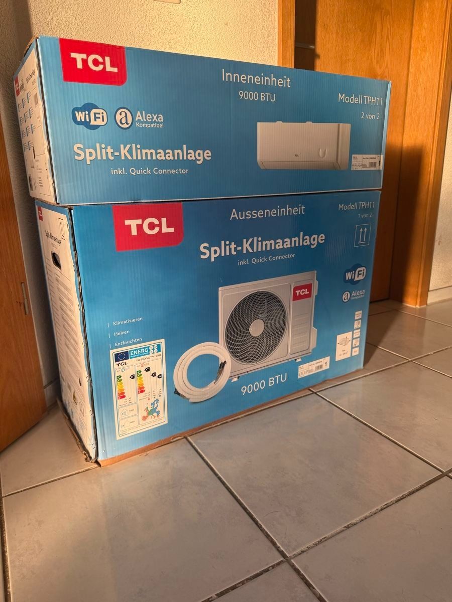 Climatiseurs: Split Klimaanlage TCL Neu mit QuickConnect – Neuf avec emballage d'origine à Veltheim AG par Og600