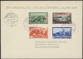 1944 - Pro Patria - Ersttagsbrief FDC ET