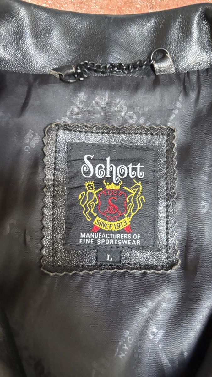 Schott Giacche: Schott Nappa Lederjacke Schwarz size L – Usato da Bern venduto da kue_db29 2