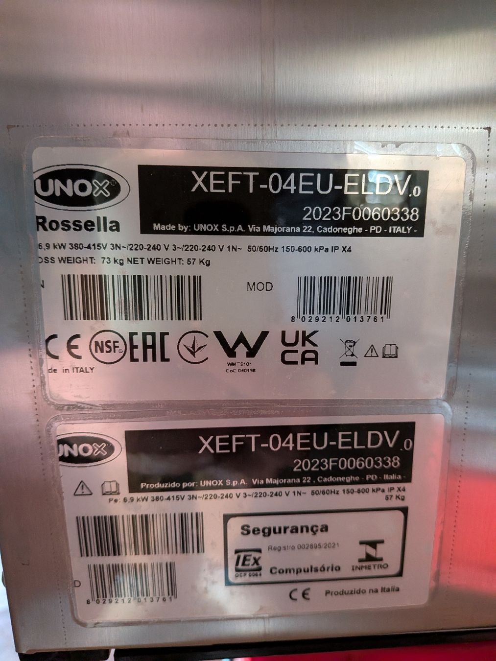 Unox Forni: Bakerlux Backofen – Usato da Rafz venduto da SigristJ 4