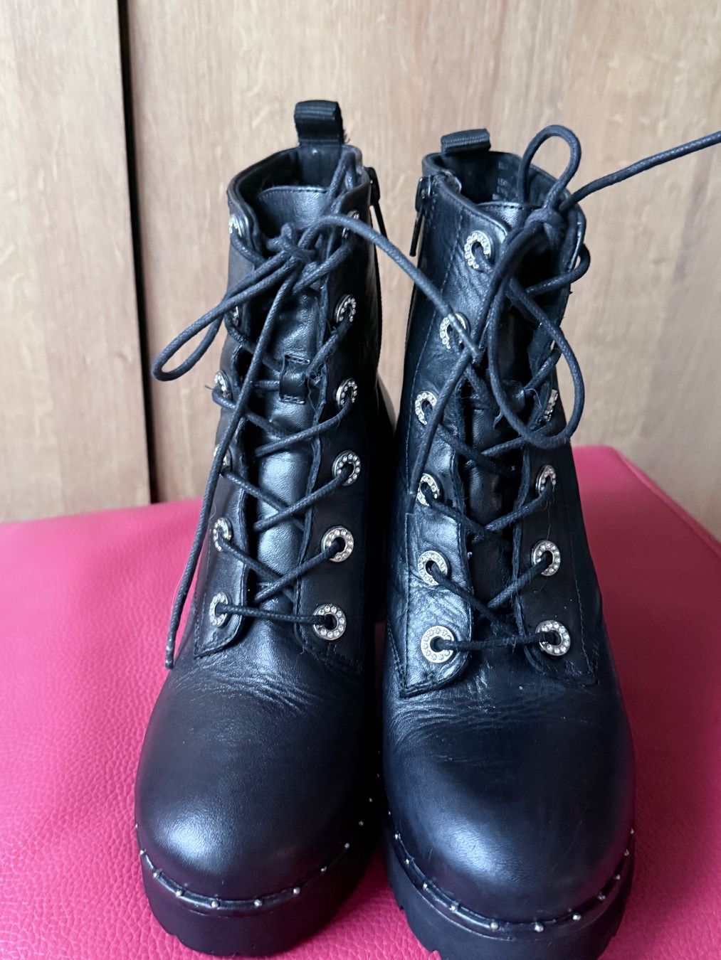 Steve Madden Chaussures femmes: Bottines en cuir Steve Madden – D'occasion à Grône par ukr_2qbg