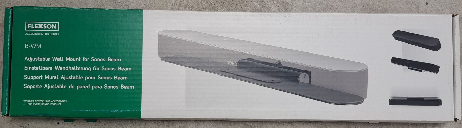 Supporti a parete: Sonos Beam B-WM Wandhalterung schwarz von Flexson neu – Nuovo e nell'imballaggio originale da Seuzach venduto da poccolino