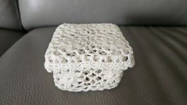 Scatolina bianca "crochet"