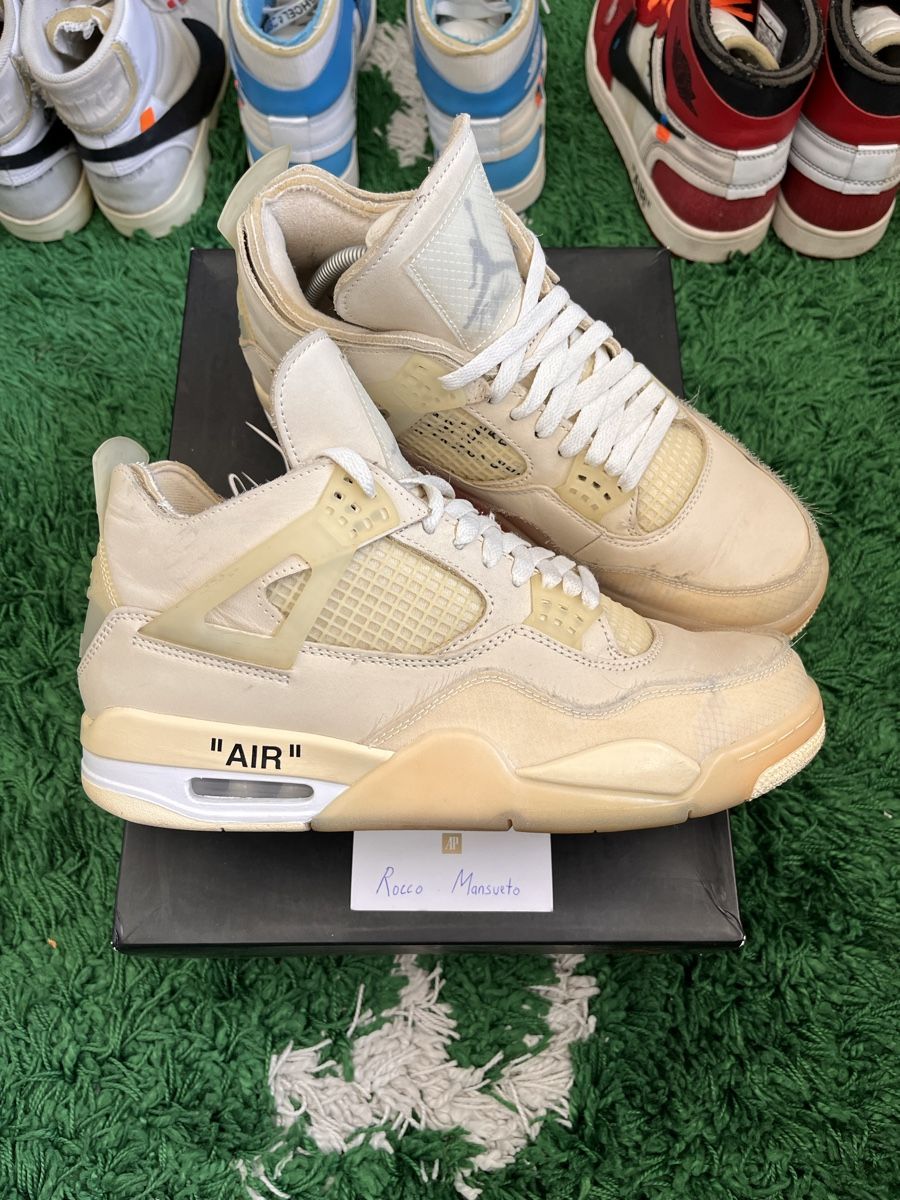 Off-White Scarpe da uomo: Jordan 4 Off-White – Usato da Genève venduto da 3M_JR