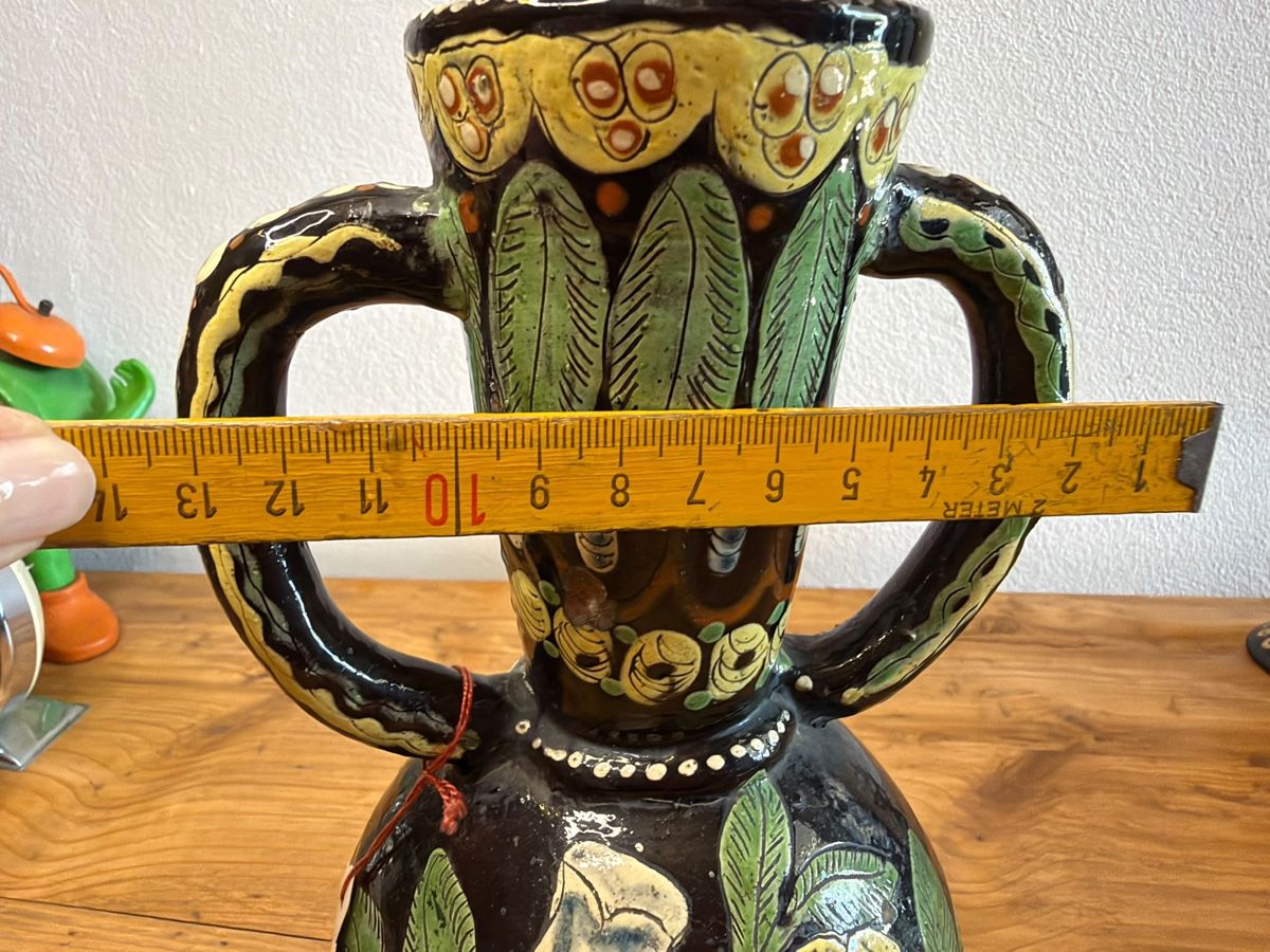 Vasen & Gefässe: Alte Thun Keramik Krug mit Eulen – Gebraucht aus Lamone von Birth-Gramm-Antiques 8