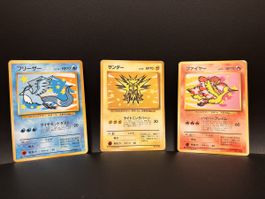 Pokémon Articuno Zapdos Moltres JPN 1999 Nippon Air