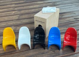 5er Set Panton Chair Miniaturen vom Vitra Design Museum