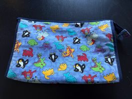 Cooles Kinder Necessaire mit Dinos und Pinguinen, Top!