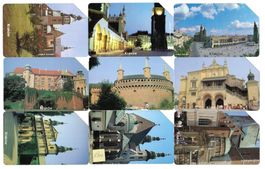 9 Telefonkarten Polen Krakow Krakau
