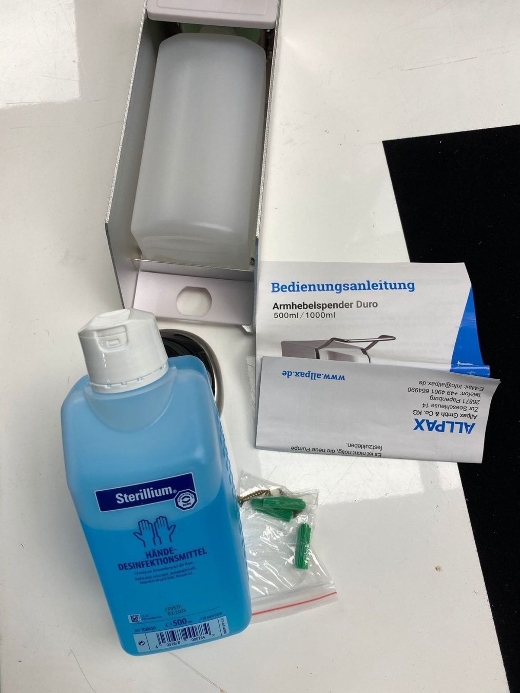Pediküre: Hände Desinfektions Kit 500ml Sterilium – Gebraucht aus Attikon von Creawork33 1