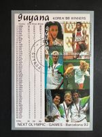 Guyana Olympiade 1988 Winners Block gest.  (E377)