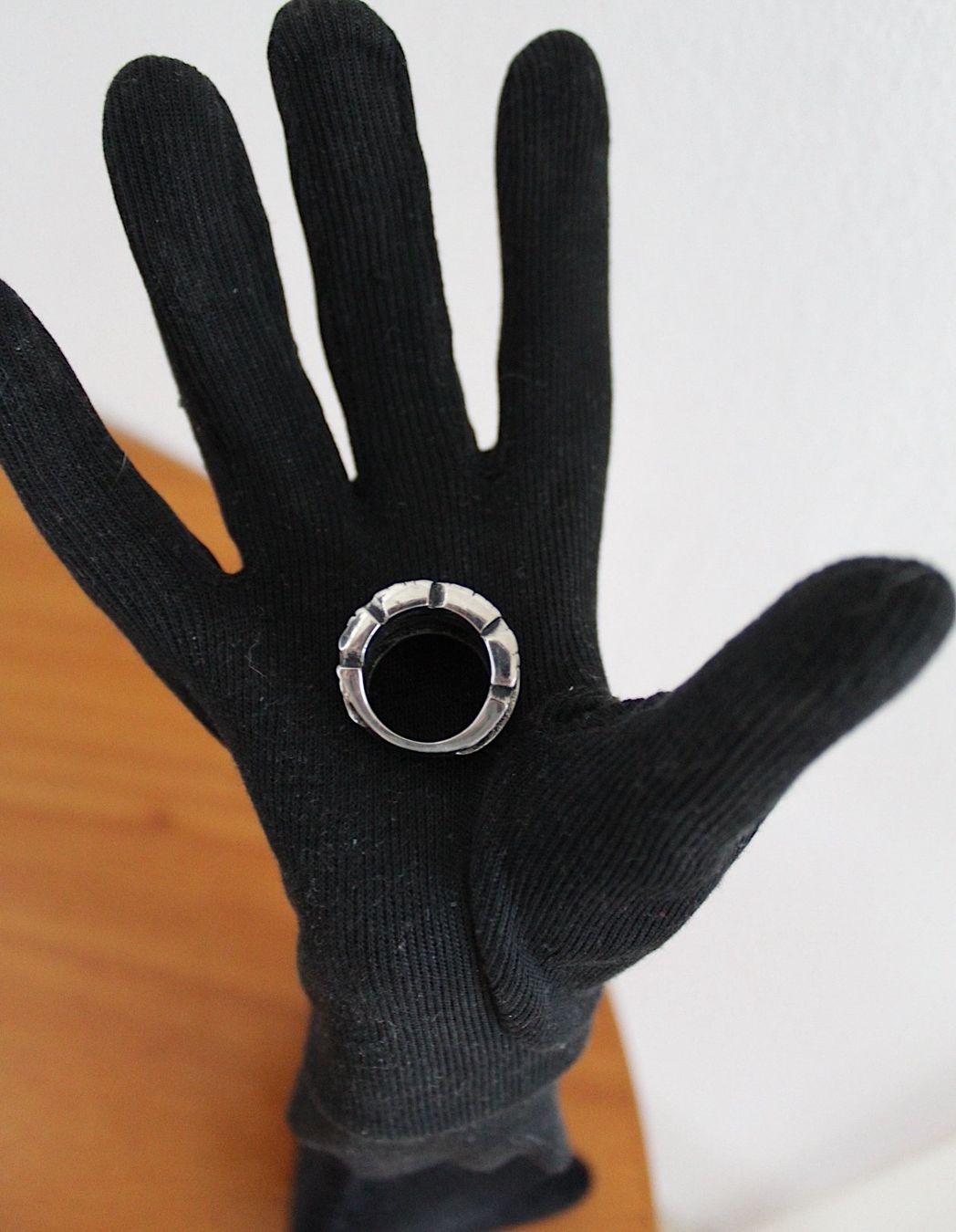 Anelli: Modeschmuck Ring Blatt, – Usato da Locarno venduto da madame-tus-sauds 5