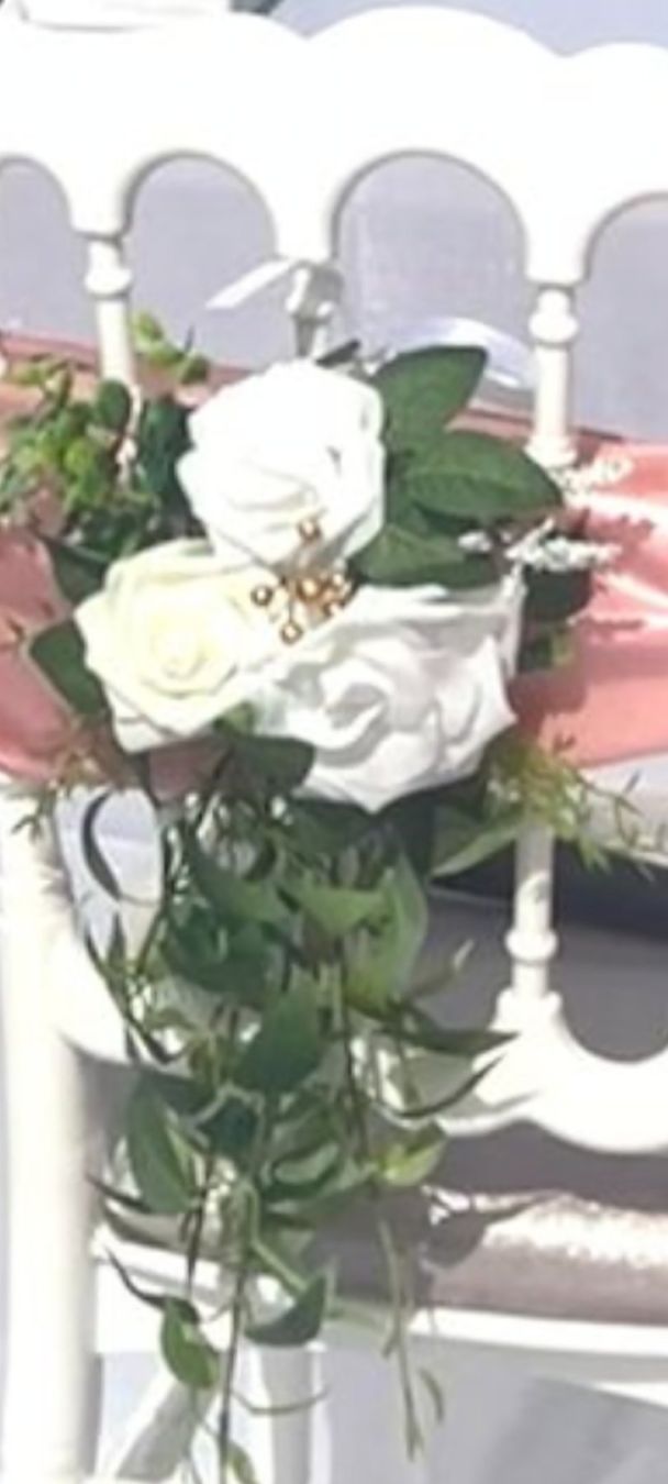 Set di tavolo e panche: Blumen für Stühlen – Nuovo e nell'imballaggio originale da Schaffhausen venduto da Chihuauer 1