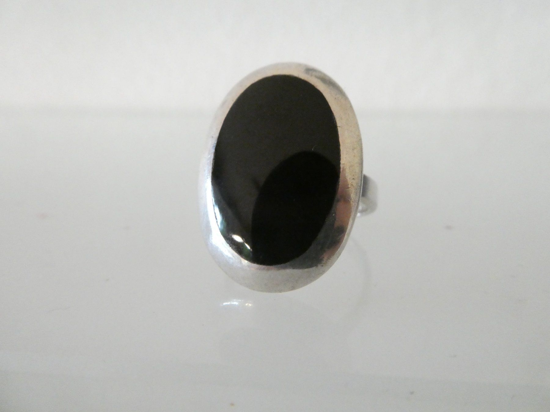 Anelli: Silberring 925 mit Onyx Gr. 53 (16.9mm) – Nuovo (secondo la descrizione) da Gattikon venduto da kaandooh