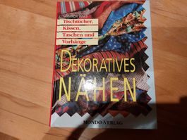 Dekoratives Nähen Tisch tücher Kissen Taschen Vorhänge Buch