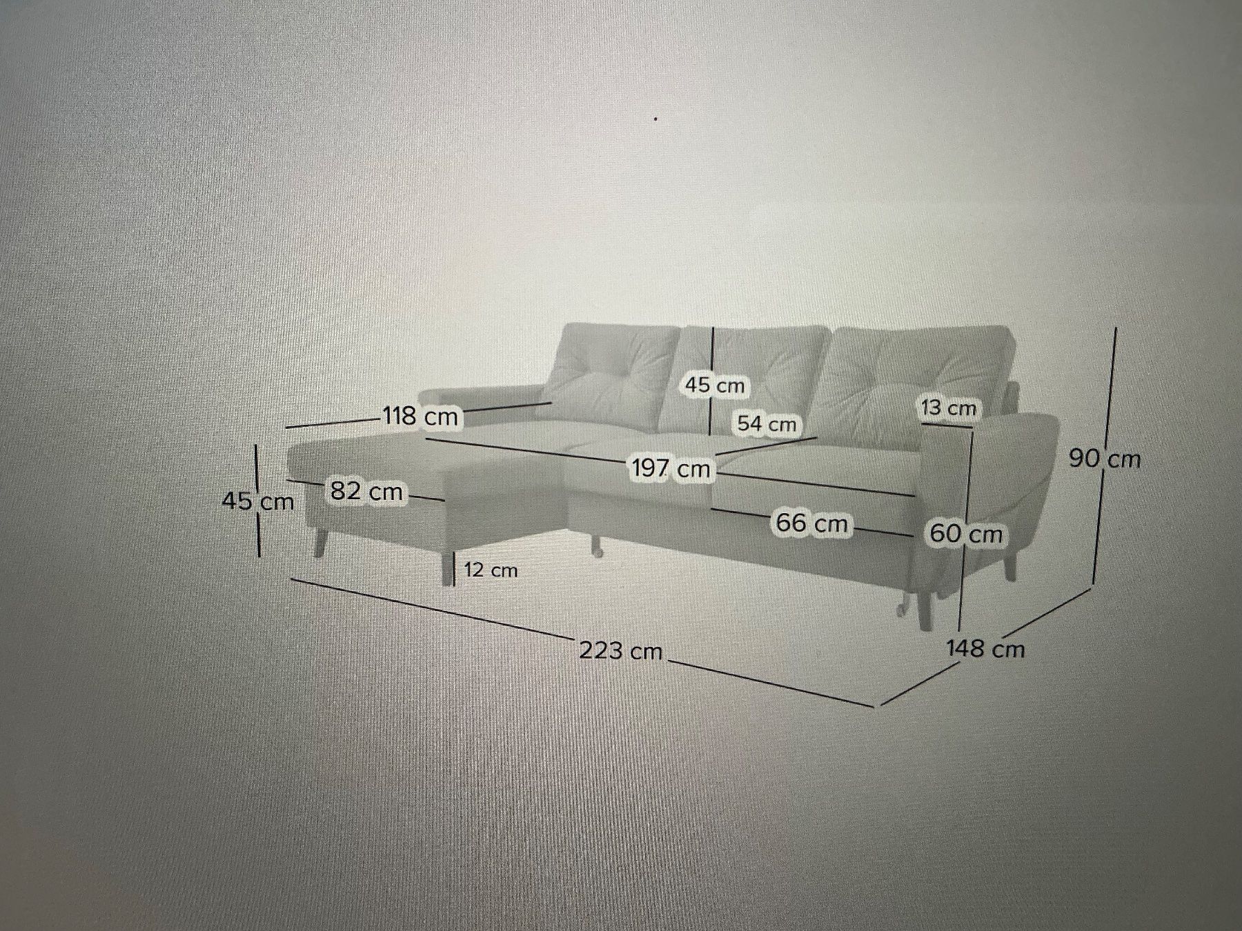 Sofas: Ecksofa in Petrol Farbe Stoff – Gebraucht aus Grenchen von CamilleBloch 3