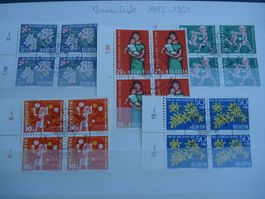 Pro Juventute Satz 4erblocks 1962, ET-o, Gummi **