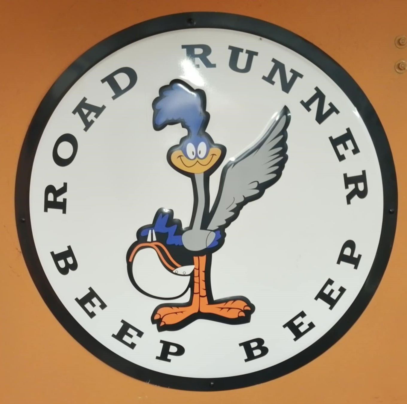Schilder: Blechschild ROAD RUNNER BEEP BEEP – Gebraucht aus Niedergösgen von usc_l8gm