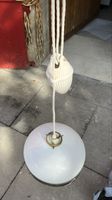 Lampe suspendue opal laiton bon état