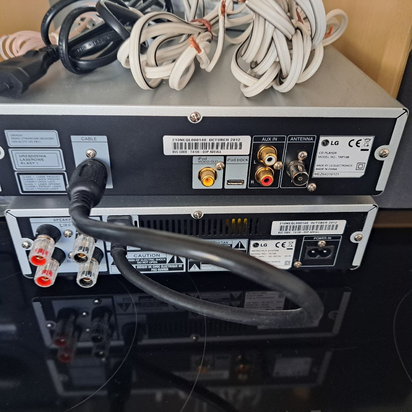 LG Lettore multimediale & Streamer: LG Micro Hi-Fi System  TA106 mit Lautsprecher – Usato da Riehen venduto da Appia48 3