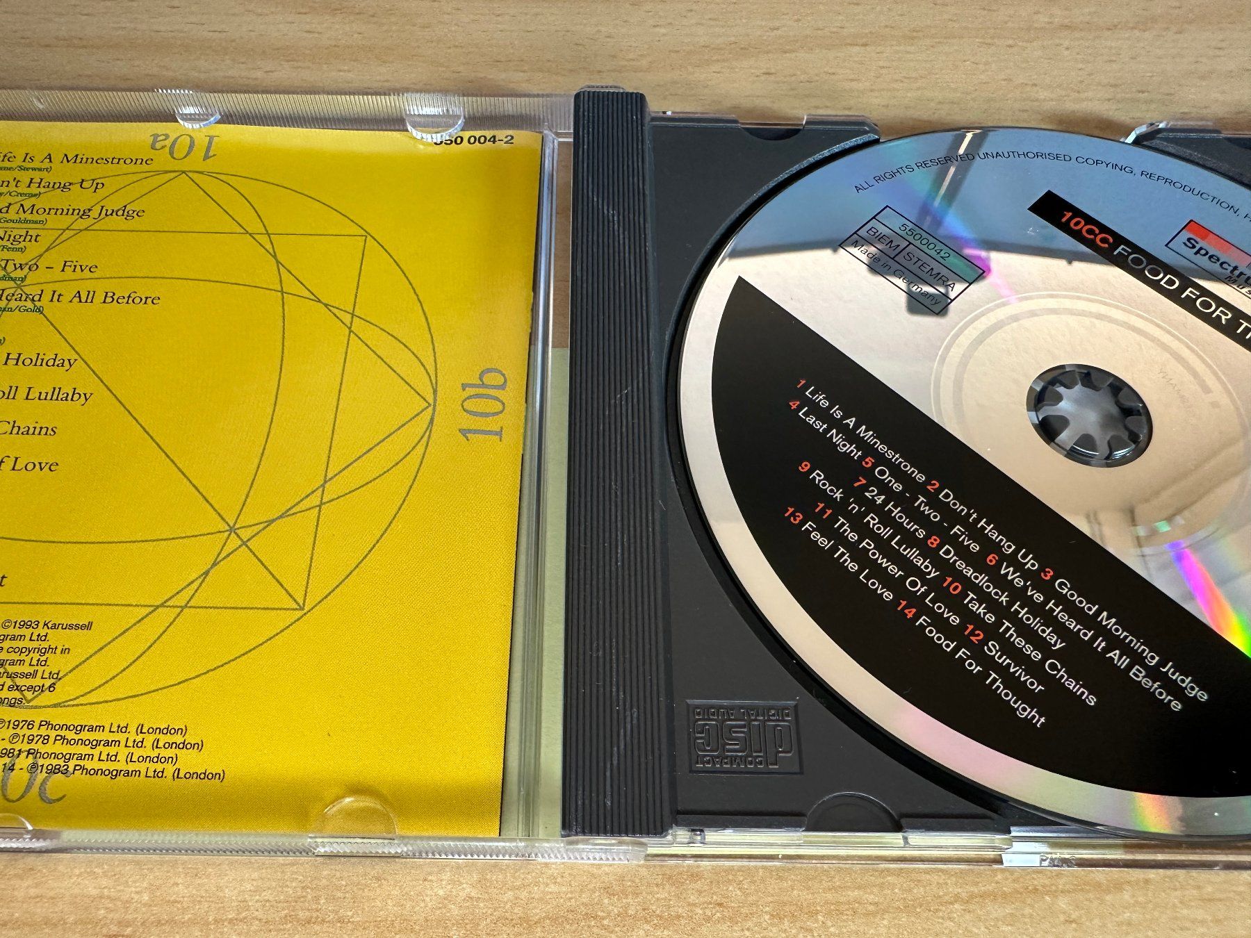 CDs: 10cc – Food For Thought – Gebraucht aus Rikon im Tösstal von Alpenmutz 2