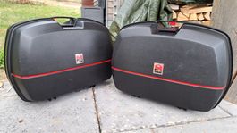 Topcase moto Givi noir, usagé (givi).