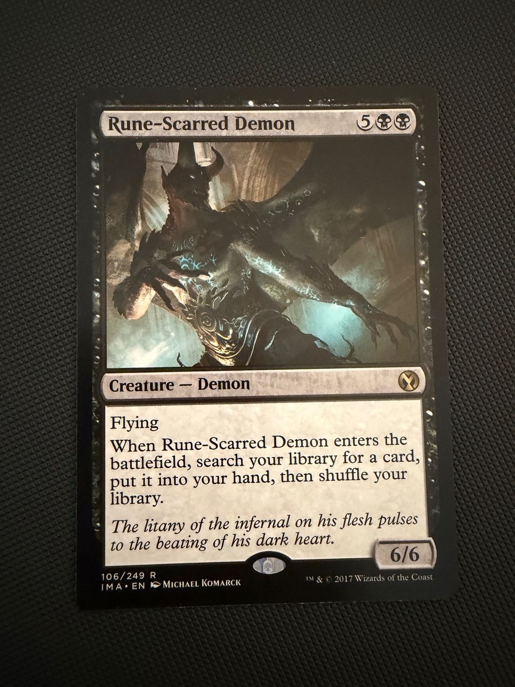 Magic The Gathering Cartes à collectionner: Rune-Scarred Demon – D'occasion à Ulisbach par joelsj