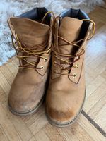 Timberland Stiefel gelb Leder gebraucht Gr. 38